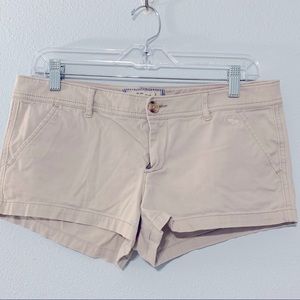 Abercrombie & Fitch Beige Khaki Shorts